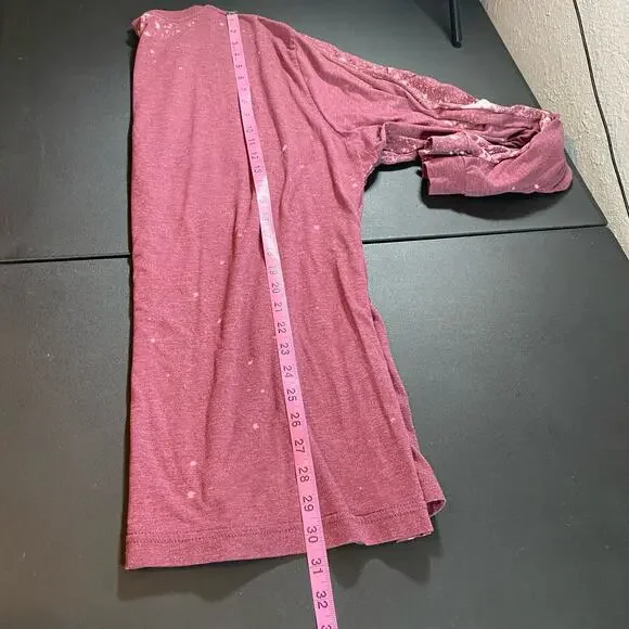 Bella Canvas 3XL Purple Bleach Long Sleeve Greatest Showman Crew Neck Graphic - Picture 5 of 6